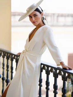 Vestidos Para Madres De Comunión|Vestidos De Novia-Mariquita Trasquilá VESTIDO ALMENDRA PALERMO BlancoHueso