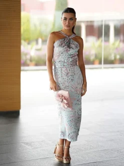 Vestidos Invitadas Boda De Día|Vestidos De Invitada Comunión-Mariquita Trasquilá VESTIDO AMANECER Celeste