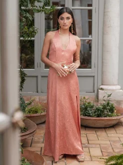 Vestidos De Graduación|Vestido De Puesta De Largo-Mariquita Trasquilá VESTIDO ANIMA RosaSalmón