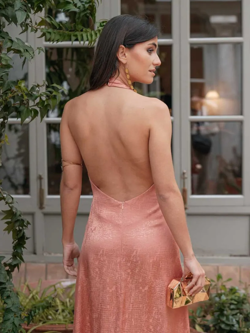 Vestidos De Graduación|Vestido De Puesta De Largo-Mariquita Trasquilá VESTIDO ANIMA RosaSalmón