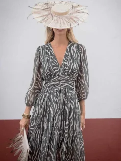 Invitadas -50 €|Vestidos Cortos De Fiesta-Mariquita Trasquilá VESTIDO ARENISCA VerdeCaqui