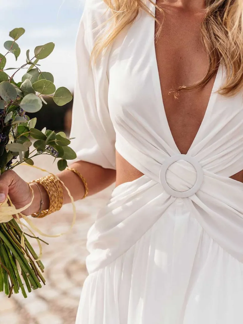 Vestidos De Novia|Vestido De Puesta De Largo-Mariquita Trasquilá VESTIDO BAELO CLAUDIA Blanco