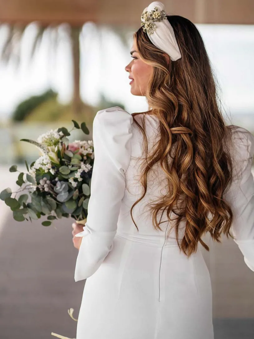 Vestidos Para Madres De Comunión|Vestidos De Novia-Mariquita Trasquilá VESTIDO CALETA Blanco