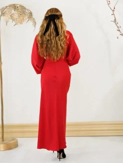 Invitadas -50 €|Vestidos Cortos De Fiesta-Mariquita Trasquilá VESTIDO CARMEN ROUGE PRIMAVERA