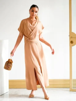 Invitadas -50 €|Vestidos Cortos De Fiesta-Mariquita Trasquilá VESTIDO MIDI ACINTURADO