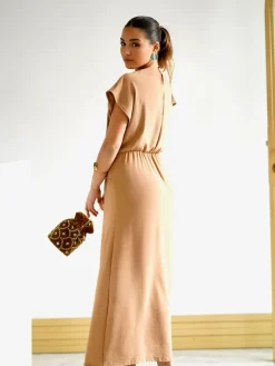 Invitadas -50 €|Vestidos Cortos De Fiesta-Mariquita Trasquilá VESTIDO MIDI ACINTURADO