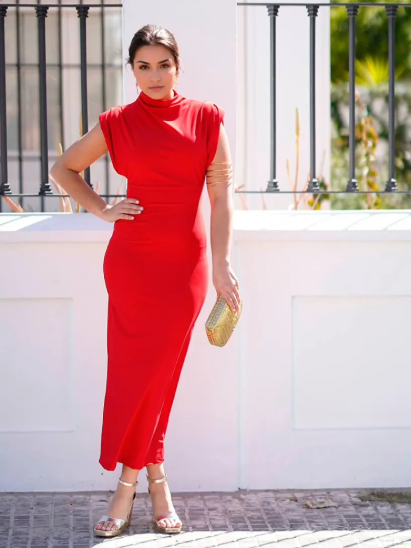 Vestidos De Graduación|Invitadas -50 €-Mariquita Trasquilá VESTIDO MIDI AMARETTO