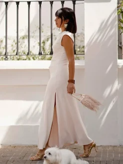 Vestidos Cortos De Fiesta-Mariquita Trasquilá VESTIDO MIDI CATALINA