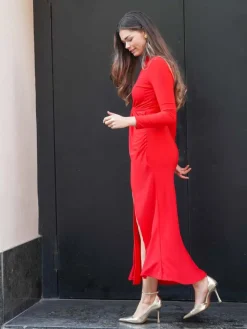 Vestidos De Mujer|Invitadas -50 €-Mariquita Trasquilá VESTIDO NUDO CINTURA