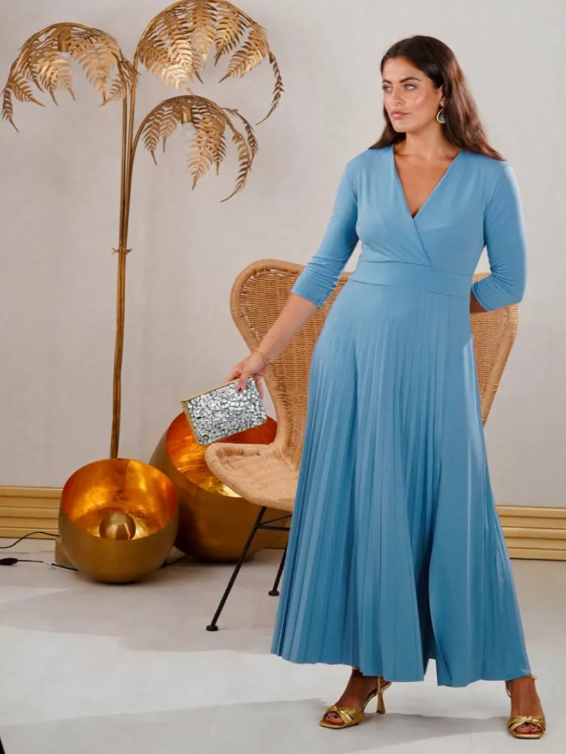 Vestidos De Mujer|Invitadas -50 €-Mariquita Trasquilá VESTIDO PASTEL PLISADO RIO