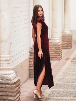 Invitadas -50 €|Vestidos Cortos De Fiesta-Mariquita Trasquilá VESTIDO TERCIOPELO GLORIA