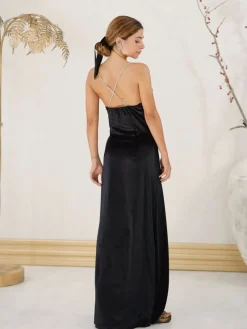 Invitadas -50 €|Vestidos Largos De Fiesta-Mariquita Trasquilá VESTIDO TERCIOPELO STRASS