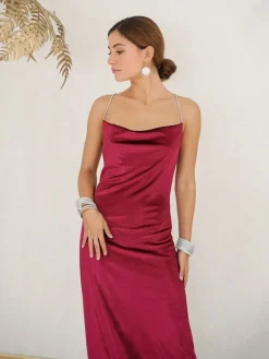 Invitadas -50 €|Vestidos Largos De Fiesta-Mariquita Trasquilá VESTIDO TERCIOPELO STRASS
