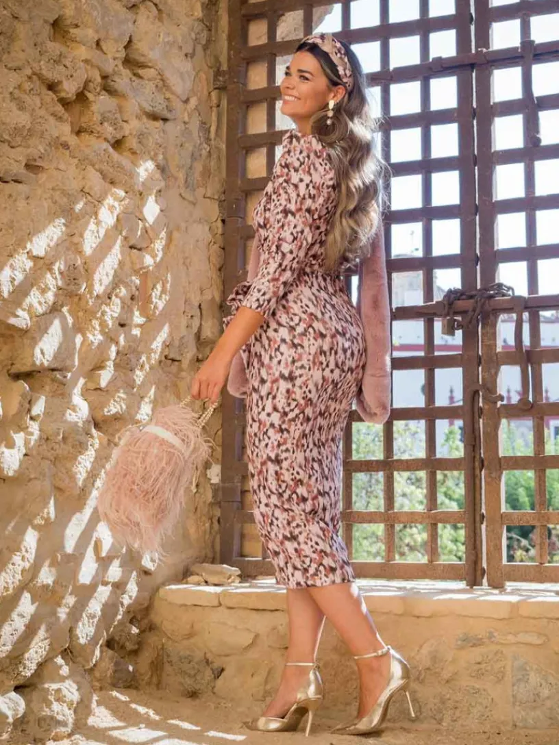 Vestidos Para Madres De Comunión|Vestidos Invitadas Boda De Día-Mariquita Trasquilá VESTIDO VELA RosaNude